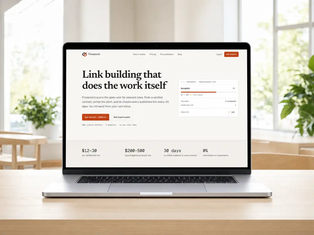 B2B SaaS Website Design: Link Building Platform